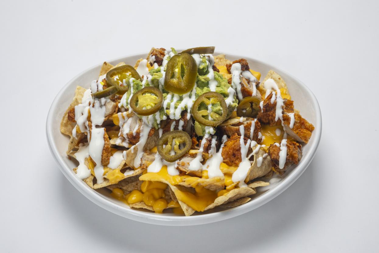 Cheesy Chicken Nachos