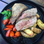 Citrus rubbed veal
