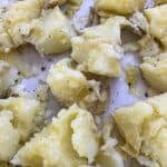 Crispy "smashed" potatoes