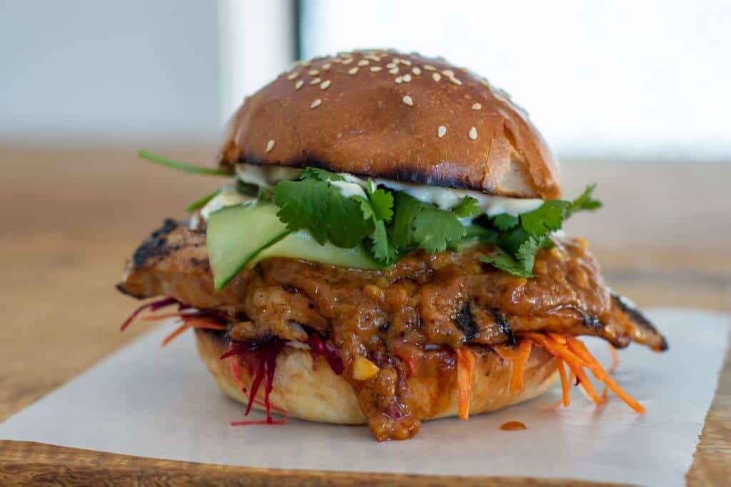 Chicken Satay Sandwich