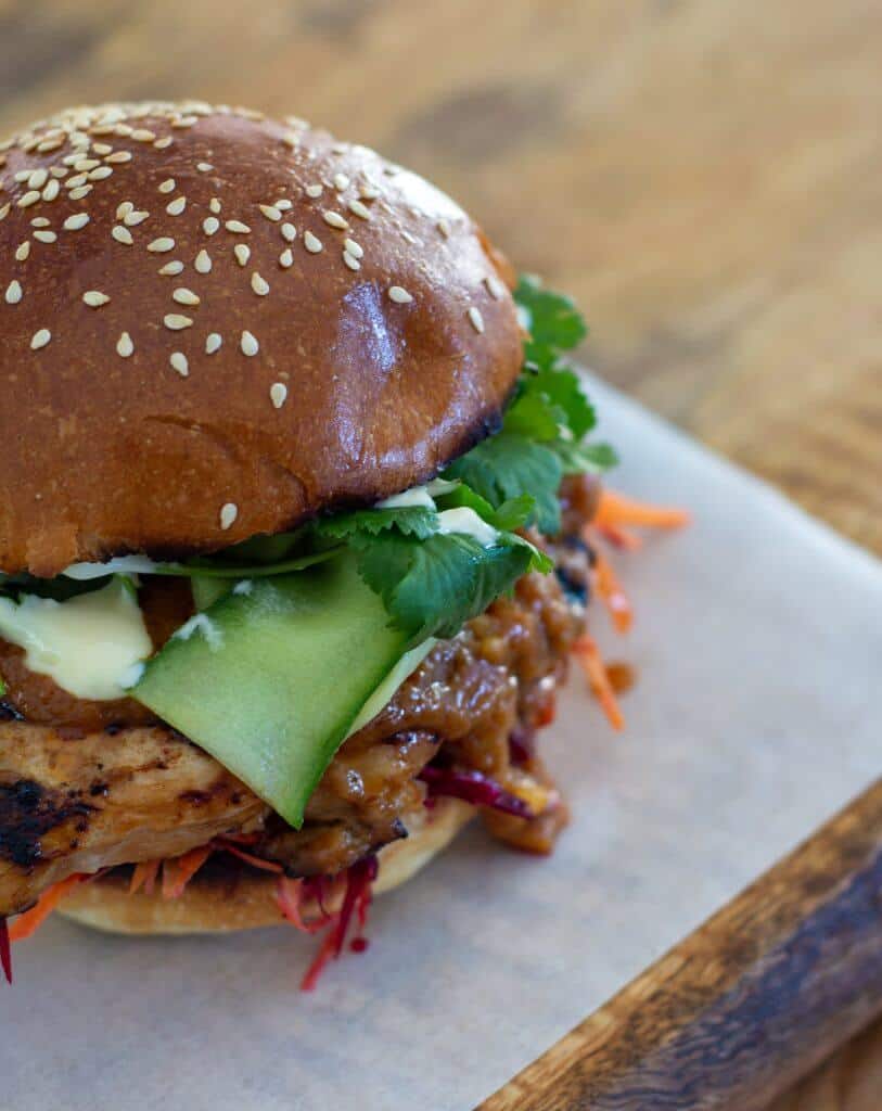 Chicken Satay Sandwich