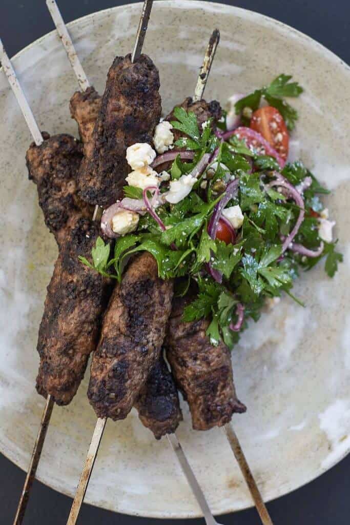 Grilled Lamb Skewers Grilled Lamb Skewers