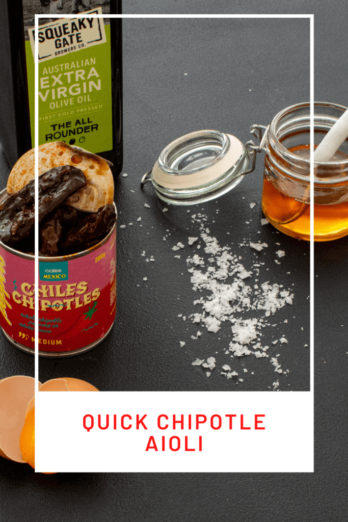 chipotle, honey, eggs & olive oil