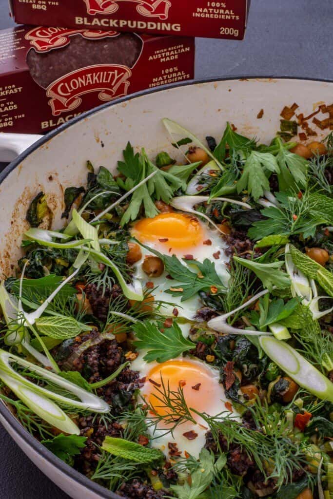 Spring Green Shakshuka