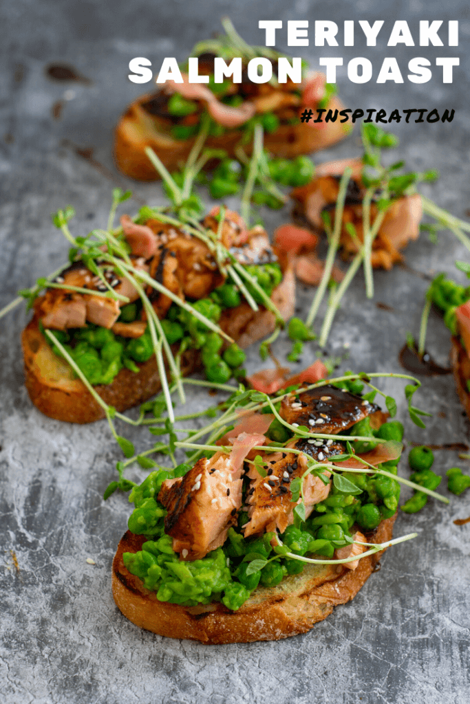 Teriyaki Salmon Toast