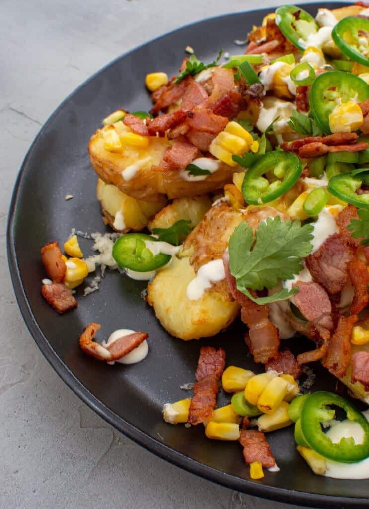 Loaded Smashed Potatoes