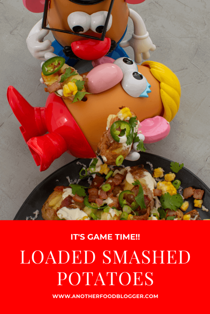 loaded smashed potatoes