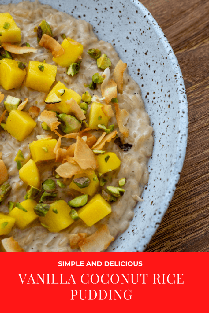 Vanilla Coconut Rice Pudding