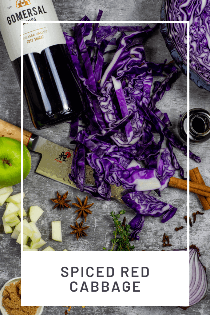 spiced red cabbage ingredients