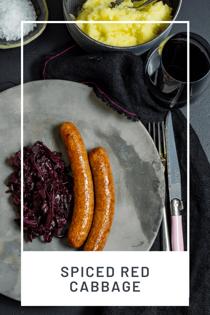 sausages, mashed potatoes and glass of red wine