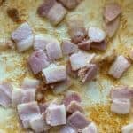 bacon rendering in frying pan