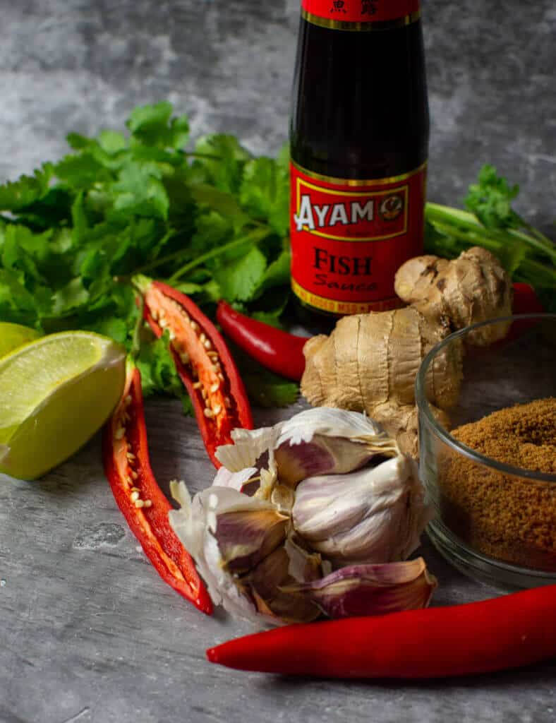 nam prik pla ingredients