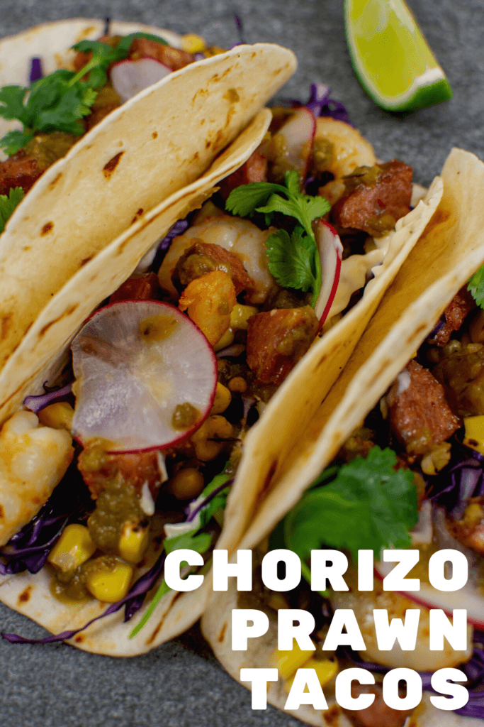 Chorizo & Prawn Tacos