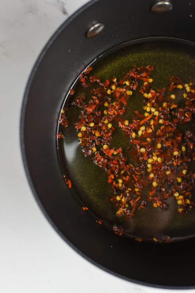 pickling liquid in a scanpan pot