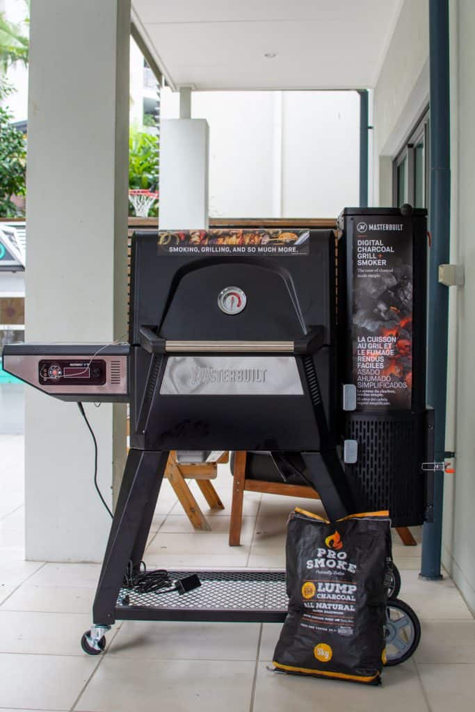 masterbuilt bbq with pro smoke charcoal